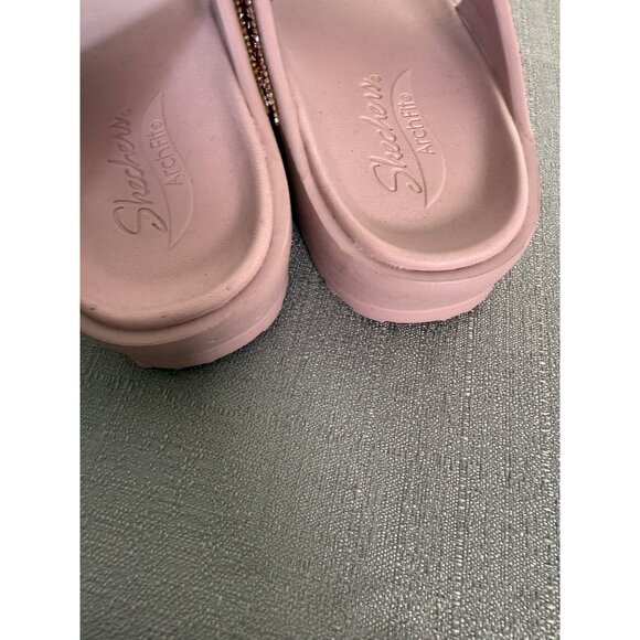 Skechers Women's Arch Fit Cali Breeze 2.0 Shine On Sandal Sz 9 Pink Comfort - Picture 9 of 10